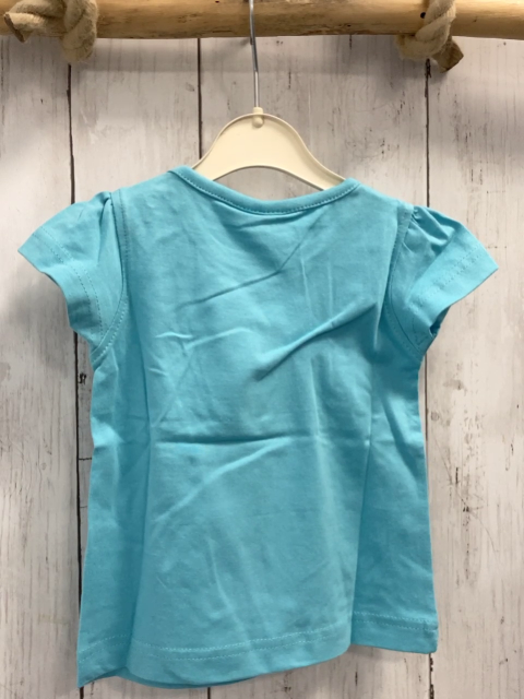 blue seven neu T-Shirt Gr. 74  hellblau weiße Schrift 