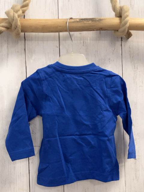 neu Blue seven  Langarmshirt Gr. 62  blau weiße schrift 