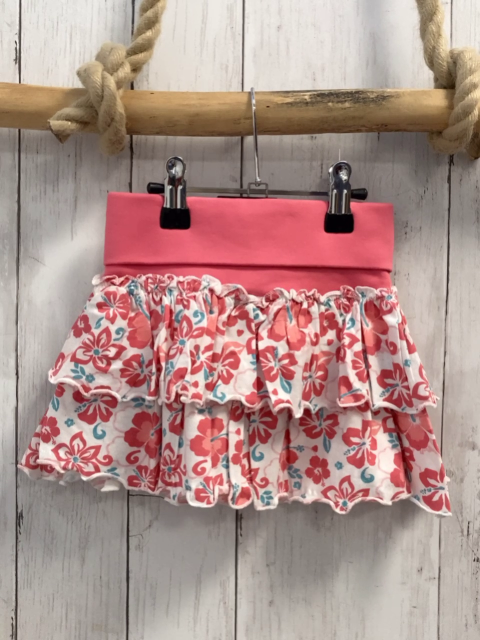 Blue seven neu Rock Gr. 80  weiß rot rosa Blumen himbeer Bund