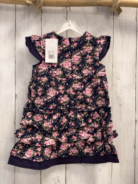 Blue seve neu Kleid Gr. 80  blau Blumen Punkte Rüsschen