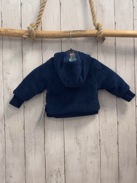 Jacky neu Plüschjacke Gr. 56  blau mit Kapuze