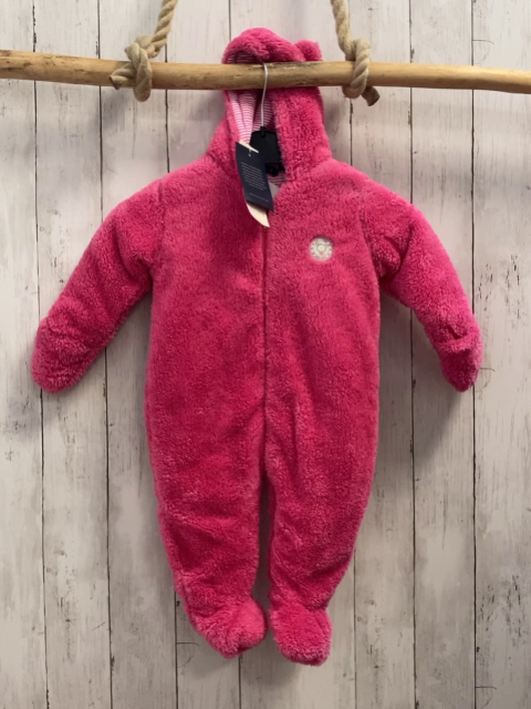 neu Blue Seven Plüschoverall Gr. 68  pink Kapuze