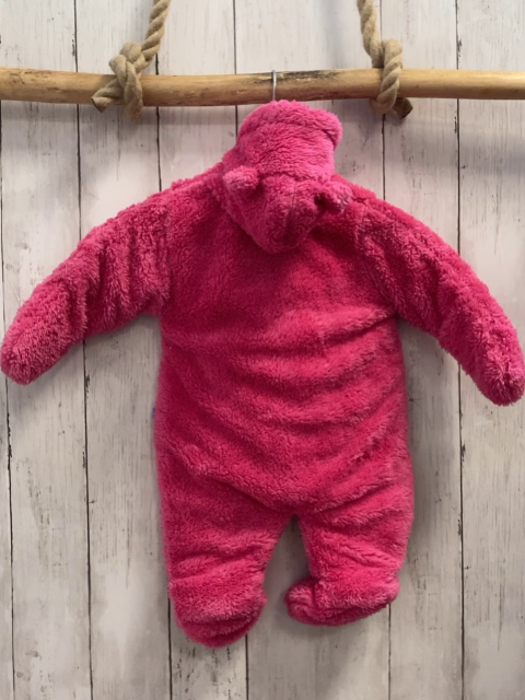 neu Blue Seven Plüschoverall Gr. 56  pink Kapuze