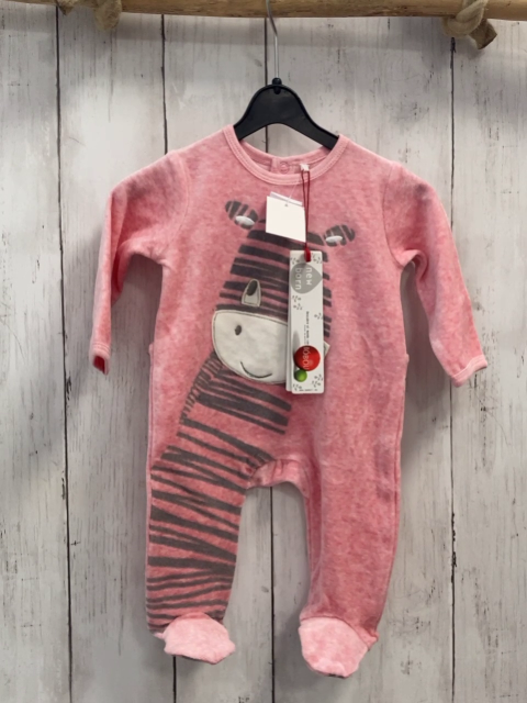 neu Boboli Schlafanzug Gr. 56  himbeerton Zebra Nicky