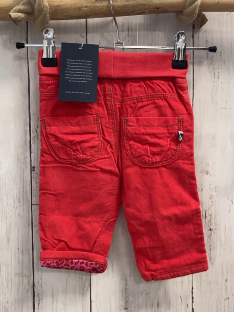 blue seven neu Hose Gr. 56  rot Kord gefüttert