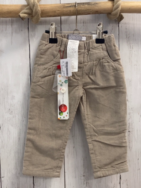 Boboli neu Hose Gr. 74  beige Kord gefüttert 