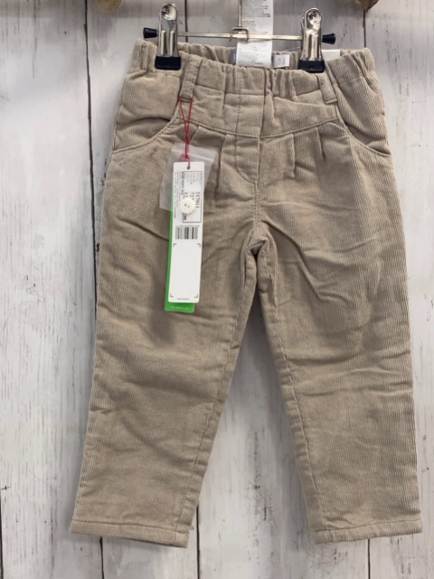 Boboli neu Hose Gr. 80  beige Kord gefüttert 