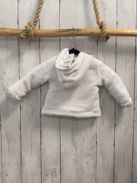 Blue seven neu Plüschjacke Gr. 56  weiß Kapuze