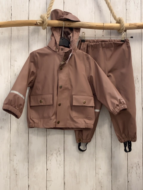 Mikk-Line  Regenanzug  Gr. 86/92  altrosa