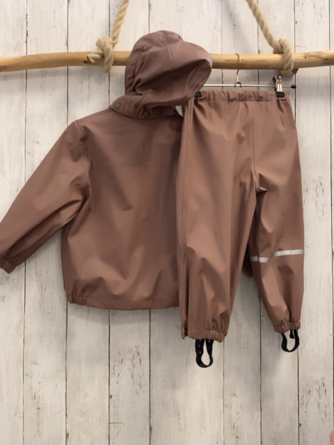 Mikk-Line  Regenanzug  Gr. 86/92  altrosa