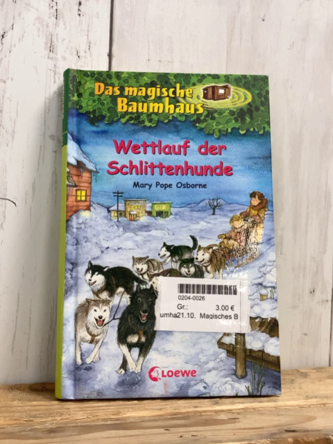 Magisches Baumhaus  Buch Wettlauf der Schlittenhunde 