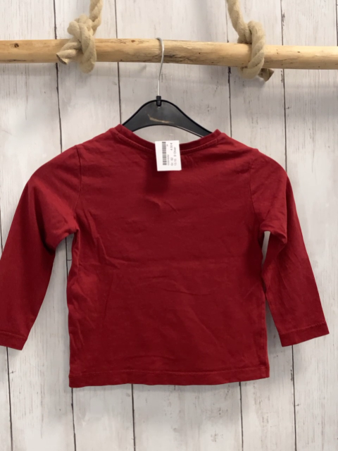 S´Oliver  Langarmshirt  Gr. 92  rot blauer Druck mit Krokodil