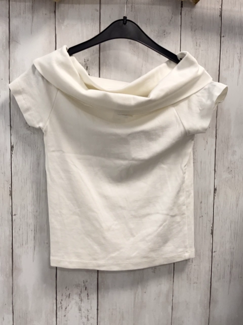 Zara  T-Shirt  Gr. 152  weiß großer Kragen mit silber Sternen 