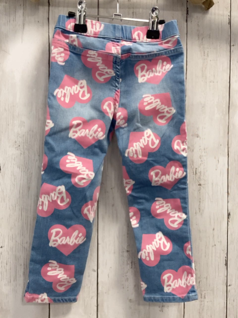 H&M Jeggings Gr. 92  blau rosa Herzen Schrift 