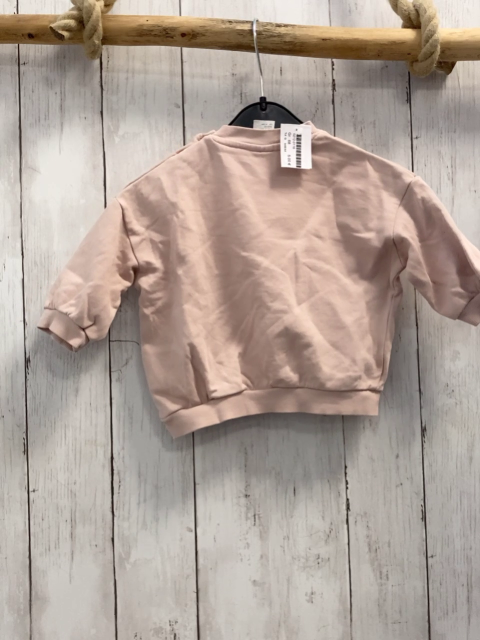 H&M Pullover Gr. 68  rosa Schleife
