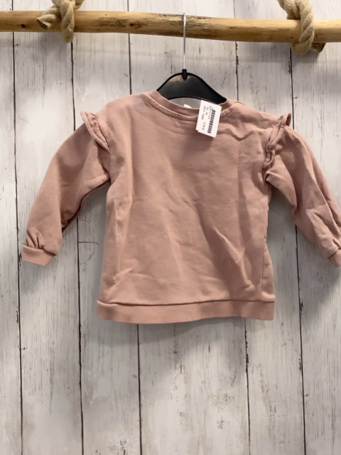 H&M Pullover Gr. 80  rosa Gesicht