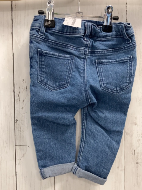 H&M  Hose  Gr. 74  blau Jeans Bund verstellbar 