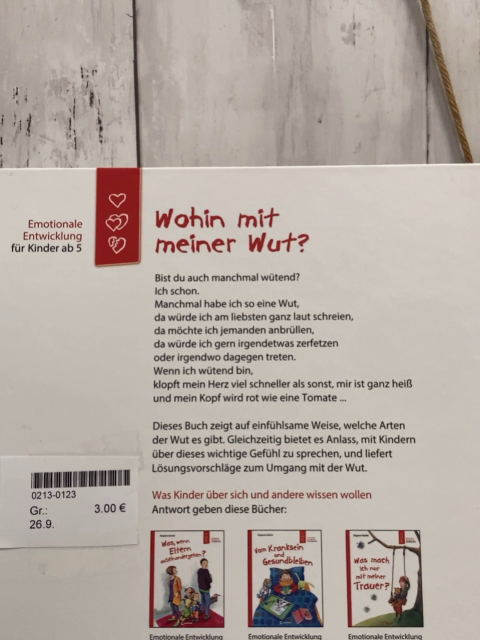 Buch Wohin mit meiner Wut?