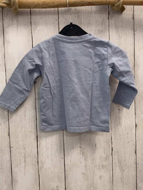 Blue Seven  Langarmshirt  Gr. 74   hellblau Mammuts 