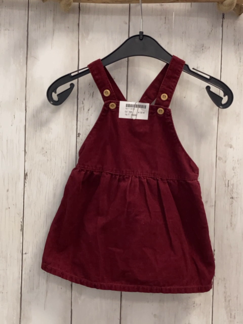 H&M Trägerrock  Gr. 68  weinrot Kord 