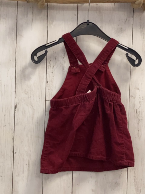 H&M Trägerrock  Gr. 68  weinrot Kord 