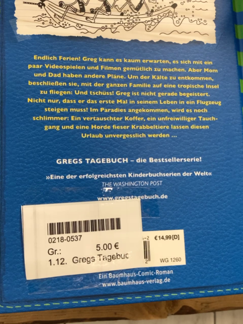 Gregs Tagebuch Buch 12:und Tschüss