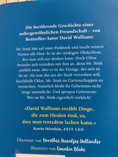  Buch Gestatten, Mr. Stink 