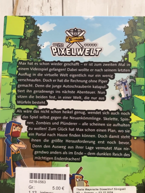 icrimax  Buch Kopfüber in die Pixelwelt 