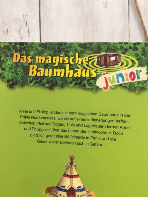 Magisches Baumhaus Junior  Buch Auf dem Pfad der Indianer 
