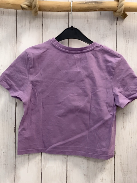 Okaidi  T-Shirt  Gr. 122  lavendel Palme Schrift 