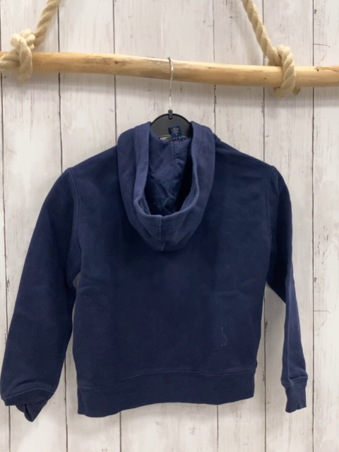 Ralph Lauren  Sweatjacke  Gr. 116  blau Kapuze rote Schrift 