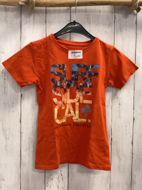 Dunes Stores  T-Shirt  Gr. 122  orange Schrift 