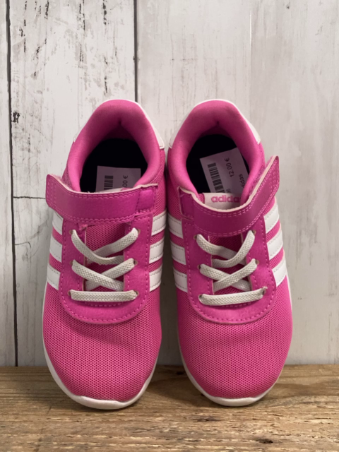 Adidas  Schuhe  Gr. 27  pink weiße Streifen + weiße Sohle 