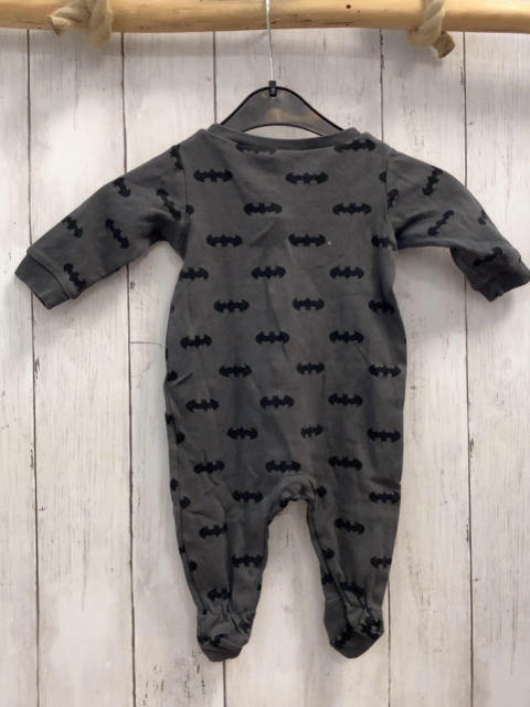 H&M  Schlafanzug  Gr. 62  grau schwarze Batman 