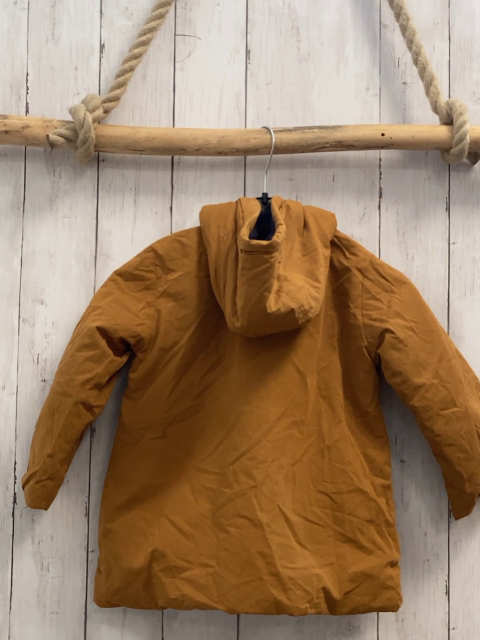 zara  Winterjacke  Gr. 104  ocker Kapuze 