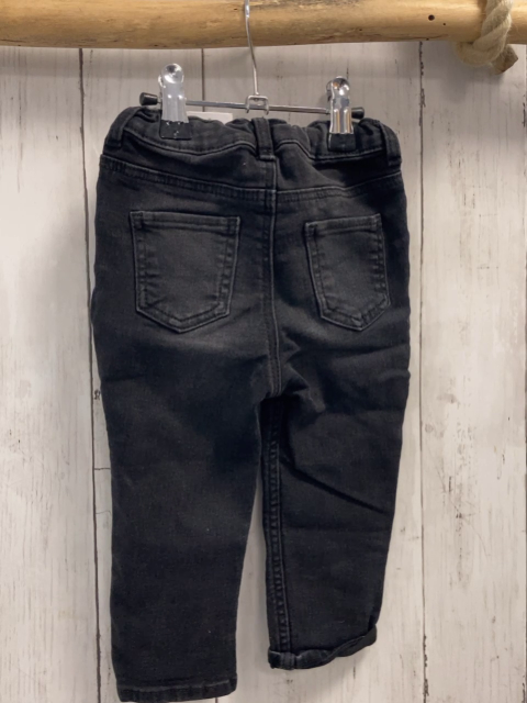 H&M  Hose  Gr. 80  schwarz Jeans Bund verstellbar 