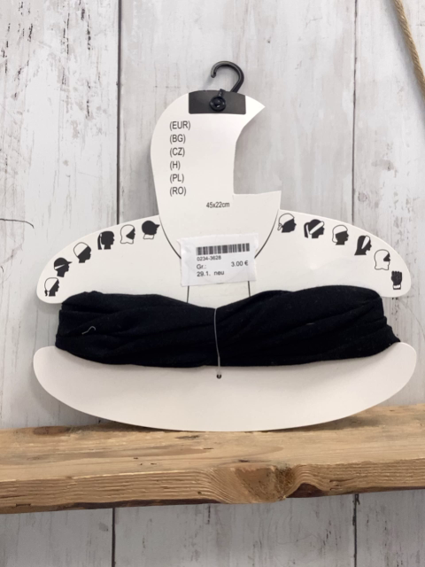 neu  Haartuch  schwarz 