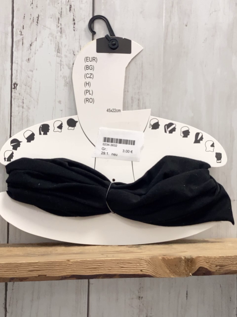 neu  Haartuch  schwarz 