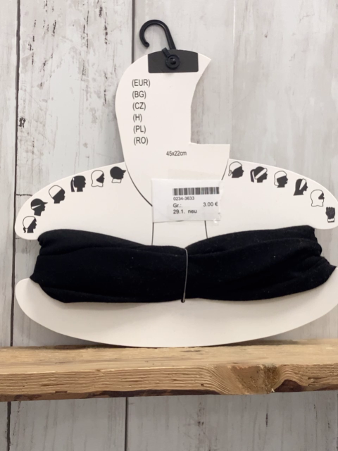 neu  Hasrtuch  schwarz 