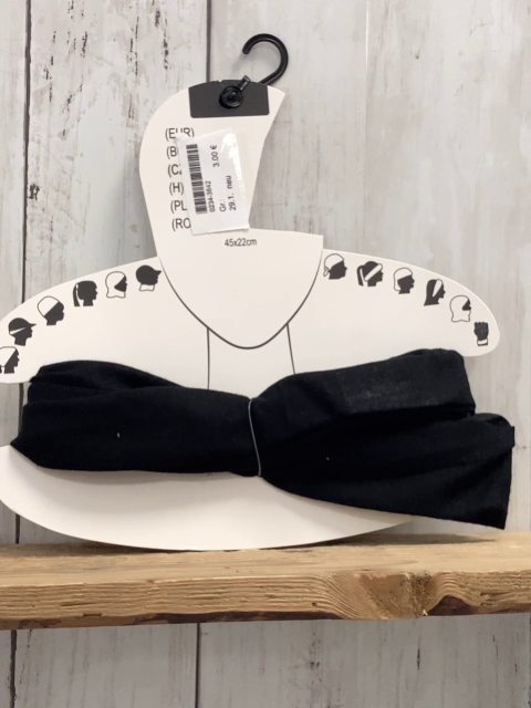 neu  Haartuch  schwarz 