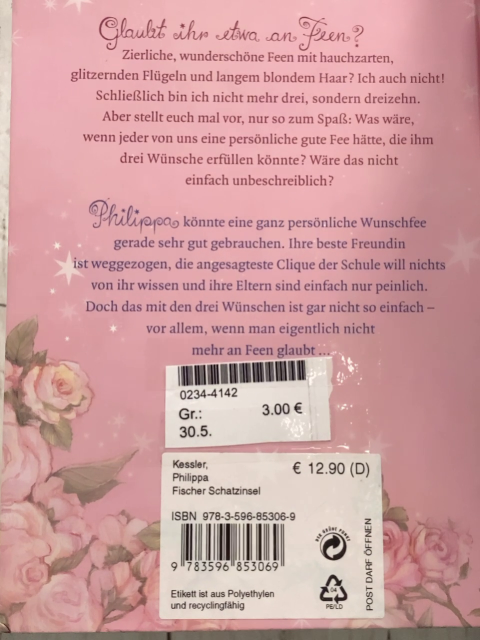   Buch Philippa und die Wunschfee 