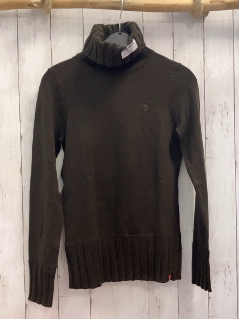 Esprit  Pullover Gr. S braun Strickrollkragen + -bund 
