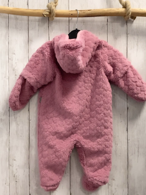 Sterntaler  Plüschoverall Gr. 74  rosa Kapuze mit wegklappbaren Handschuhen 