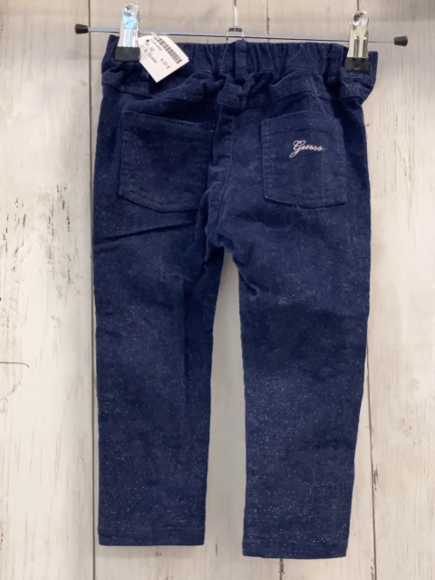 Guess  Jeggings  Gr. 92  blau Kord mit Glitzer 