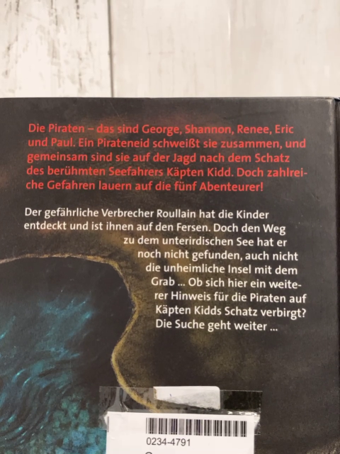   Buch Die Piraten und die unheimliche Insel 
