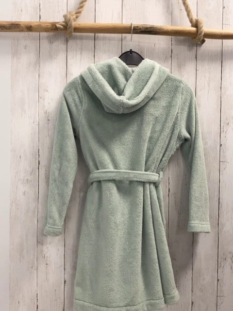 H&M Bademantel Gr. 134  mint Glitzer