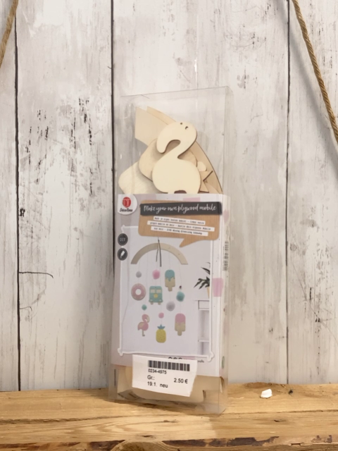 neu  Kreativspielzeug  Holzmobile zum Basteln 
