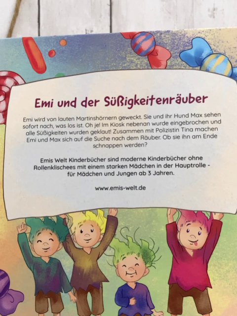   Buch Emi und der Süßigkeitenräuber 