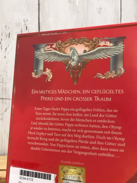   Buch Wings of Olympus Das Fohlen aus den Wolken