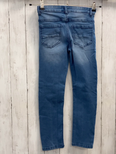 Hema  Hose  Gr. 134  blau Jeans Bund verstellbar 